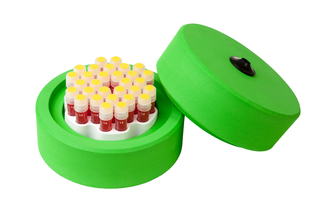 CellCamper® Mini, Einfrierbox für Zellen, 30 x 2.0 ml Kryoröhrchen - Art.Nr. 23703