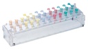 Mikrozentrifugen-Rohrgestell fuer 1,5-2,0 ml Reaktionsgefaesse, 24 Stellen