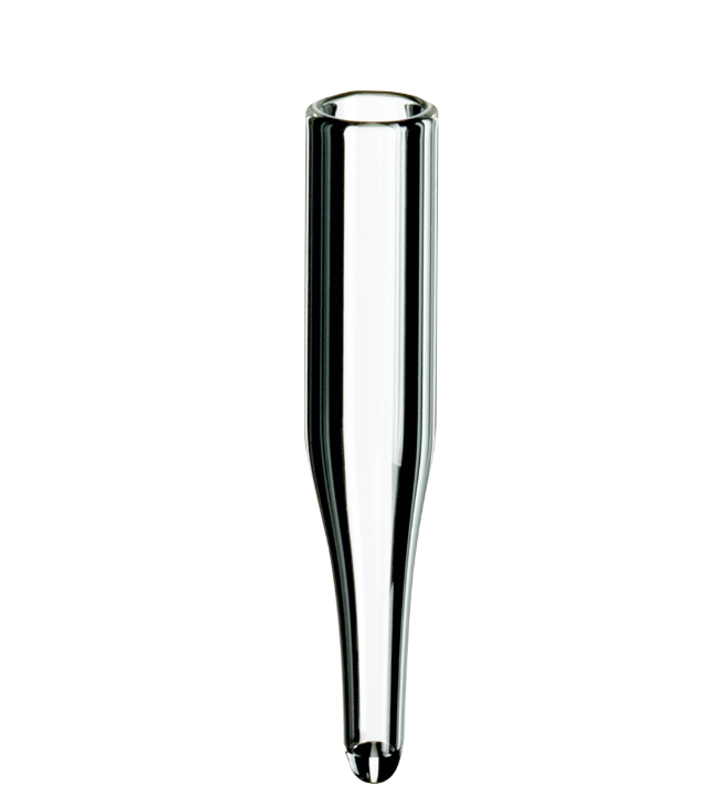 neochrom Mikroeinsaetze 0,1 ml fuer Flaschen mit weiter Durchmesser–ffnung, Klarglas Art.nr. 70633