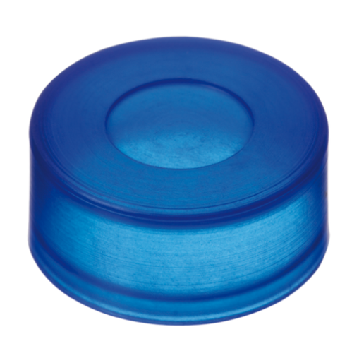 neochrom PE Push-On Kappe blau, ND11 mit verduennter Durchstichstelle Art.nr. 70652