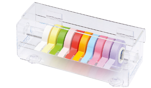 [26200] neoTape®-Beschriftungsklebeband Sortimentspack je 1 St. weiß, gelb, grün, rot, blau - Art.Nr. 26200