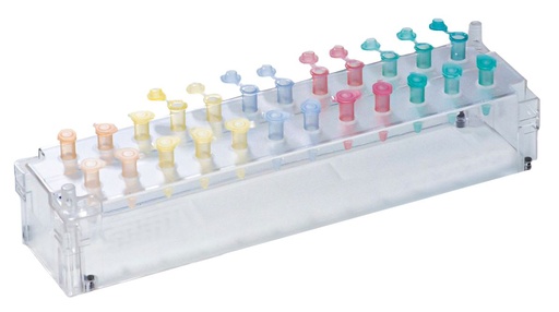 [20135] Microcentrifuge tube rack for 1.5-2.0 ml reaction tubes, 24 positions