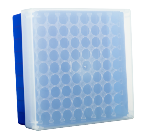 [22944] neoBox 81 plus, Kryobox,133x133x53 mm, Unterteil blau, inkl. Deckel - Art. Nr. 22944