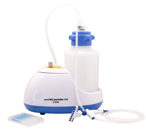 [29360] neoVAQ Portable 4.0 Absaugvorrichtung mit Vakuumpumpe und 4 Liter Abfallflasche - Art. Nr. 29360