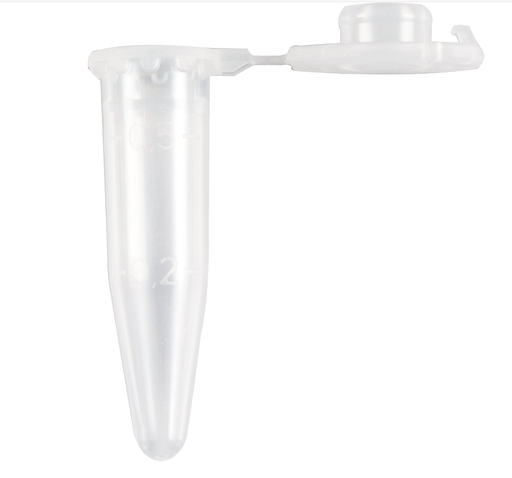 [40084] Récipients de réaction Moonlab avec Safelock, 1,5 ml, PP, transparent, sans Rnase ni Dnase, autoclavable, 500 pièces/paquet no art. 40084