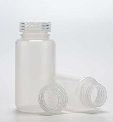 [40145] Moonlab Kunststoffflaschen 125 ml, PP, Weithals, transparent, autoklavierbar, DNase-/RNase-/pyrogenfrei, 10 Stueck/Pack Art nr. 40145