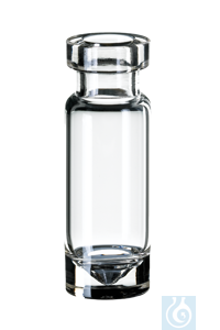 [70625] neochrom Rollrandflaschen ND11, Klarglas, 1,1 ml 32 x 11,6 mm, 1.hydr.Klasse Art.nr. 70625