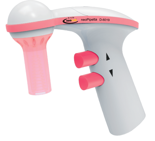 [D6019N] neoLabLine Pipettierhelfer neoPipetta, pink, fuer Pipetten bis 100 ml, inkl. Akku - Art. Nr. D6019N