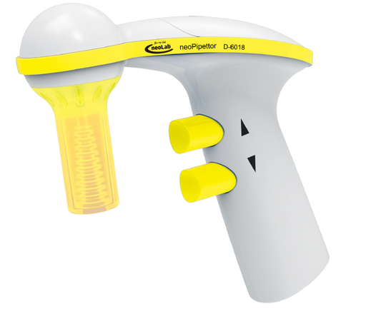 [DK0111] neoLabLine Pipettierhelfer neoPipettor, gelb, fuer Pipetten bis 100 ml, inkl. Akk - Art. Nr. DK0111