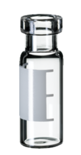 [EC1002] flacons neochrom à sertir, verre clair ND11, 2 ml, 12 x 32 mm, ouverture large diamètre no art. EC1002
