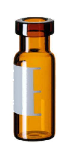 [EC1003] flacon neochrom à sertir verre ambré ND11, 2 ml, 12 x 32 mm no art. EC1003