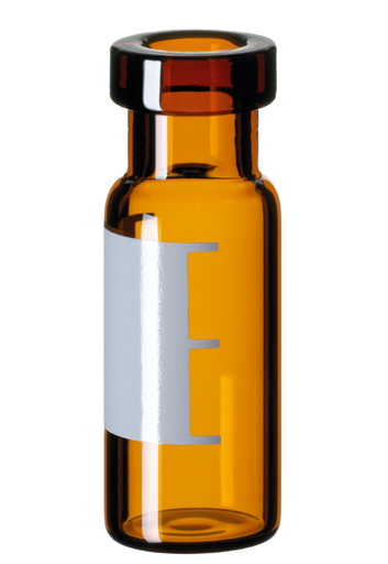 [EC1054] neochrom snap ring vial amber glass, 2 ml, opening diameter 11 mm, 12 x 32 mm, item noEC1054
