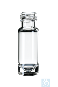 [EC1281] flacon neochrom haute réversion avec jonc, verre transparent, ouverture large diamètre, 2 m EC1281