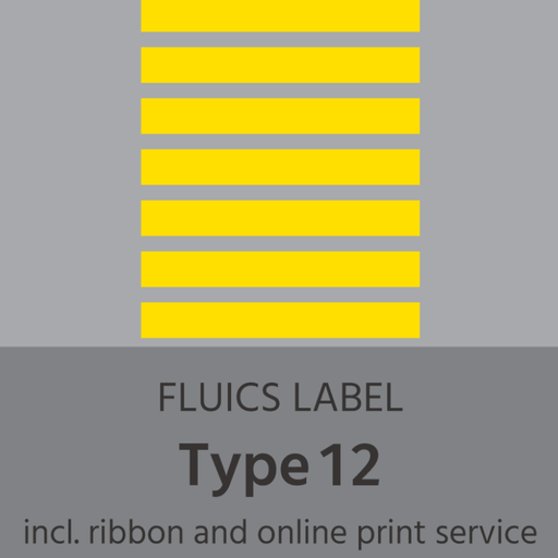 [FL0020] FLUICS Barcode-Etikettenpaket - Typ 12, kryogeprüft - Art. Nr. FL-0020